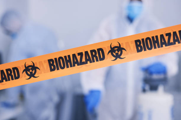 Professional Biohazard Cleanup technician working in Osceola, AR